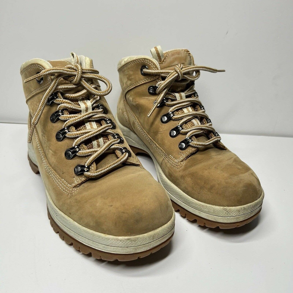 Vintage 90s Y2K Skechers Chunky Platform Boots Shoes Brown Size 8.5